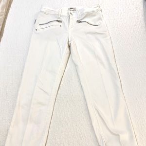 Zadig & Voltaire skinny white jeans.